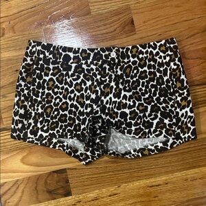 J. Crew Animal Print Shorts
